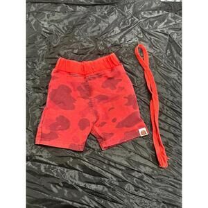 Bape Kids red camo Shorts